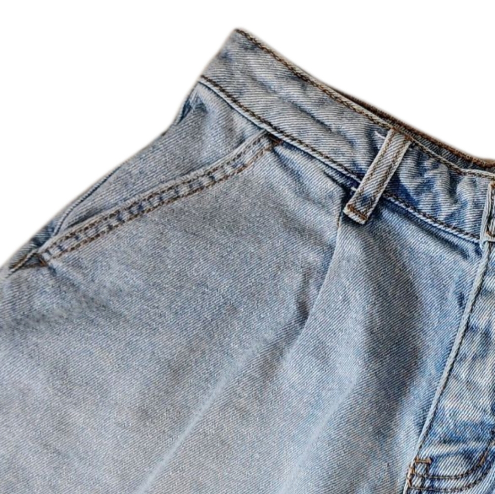 Wild Fable 80s Super High-Rise Wide Leg Denim Shorts Size 6 Button Fly. - Picture 5 of 8